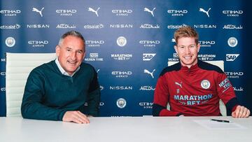 As赤 fue la renovaci車n de De Bruyne: sin comisi車n y sin agentes