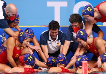 La Selección femenina de waterpolo.