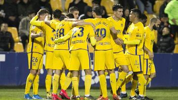 El Alcorcón no pierde en Santo Domingo ante el Mirandés