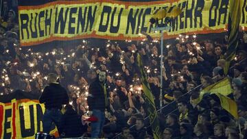Afición del Borussia Dortmund.