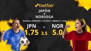 Japón vs. Noruega: horario, TV, estadísticas, cuadro y pronósticos del Mundial Femenino