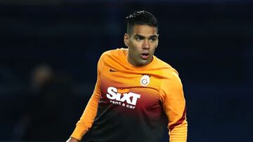 Falcao García en un partido del Galatasaray