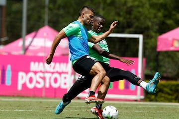 Imágenes del entrenamiento de Atlético Nacional previo al clásico con Independiente Medellín.