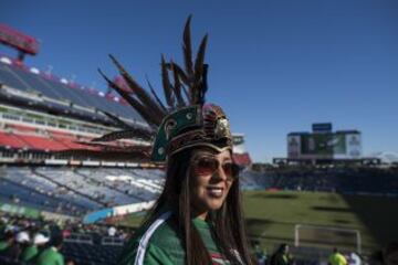 Así vivieron los aficionados mexicanos el encuentro amistoso entre México y Nueva Zelanda celebrado en Nashville, Tennessee.