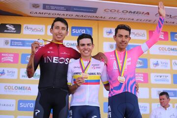 Sergio Higuita se coronó campeón en Tunja, por encima de Egan Bernal y Daniel Felipe Martínez. El corredor del EF usará la camiseta con la bandera de Colombia durante todo el 2020.