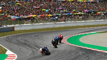 Carrera de MotoGP en el GP de Cataluña 2019.