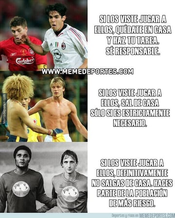 Los memes deportivos no paran por el coronavirus