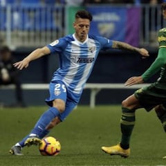 Málaga - Las Palmas: goles, resumen y resultado