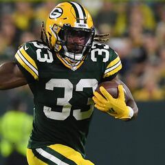 Packers' RB was emotional after an amulet of tremendous sentimental value was found on the eve of his record-breaking game
