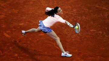 Radwanska, durante el partido.