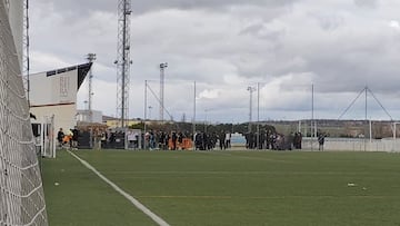 El árbitro agredido en Aranda presenta rotura de huesos del cráneo y la mandíbula