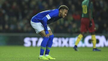 Neymar, sobre su lesión ante Camerún: "No es nada grave"