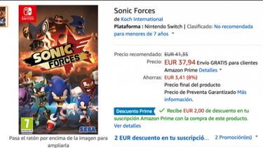 Sonic Forces llegará a precio reducido