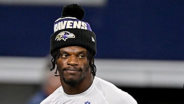 Injury scare for Lamar Jackson at Ravens practice