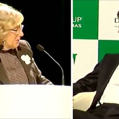El 'lapsus' de Carmena en su 'speech' al referirse a Piqué