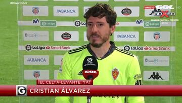 La explicación de Cristian Álvarez a su gol que tiene al zaragocismo con el vello de punta