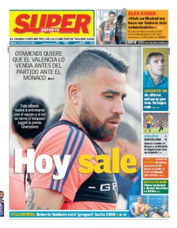 Portadas de la prensa deportiva