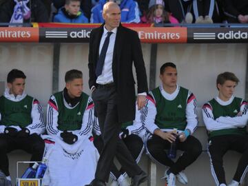 On the Real Madrid Castilla bench  