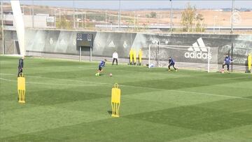 Último entrenamiento de la semana para el Real Madrid