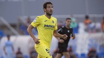 Parejo, Villarreal CF vs Valencia CF, Partido amistoso Pretemporada, Pinatar Arena, San Pedro del Pinatar, Murcia, 28/08/2020.