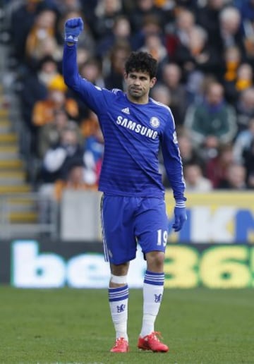 5. Diego Costa: Otro de muy buena primera temporada. Sus goles han sido importante en Chelsea. 