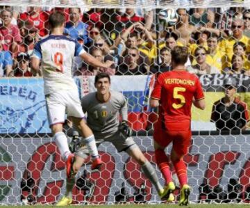 La imágenes del Bélgica-Rusia