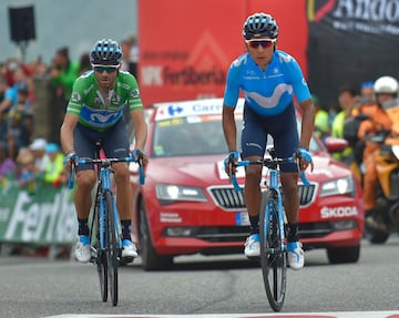 Alejandro Valverde y Nairo Quintana