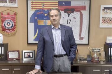 Óscar Fle, actual presidente de la Federación Aragonesa de Fútbol desde 1992.