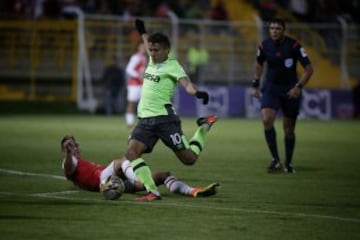 El partido terminó 2-2. Cali sigue en los ocho, Santa Fe afuera.