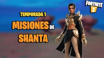 Misiones de Shanta en Fortnite: todas las ubicaciones de fragmentos de gemas