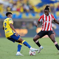 Nico Williams quiere más de diez goles en Liga e Iñaki despunta como ‘asistente’