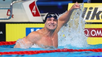 Santos cancela su jubilación para nadar en LA 2028 con 48 años