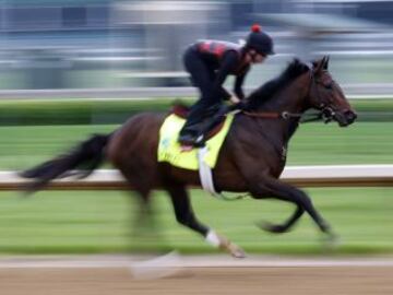 Entrenamiento para el Kentucky Derby.