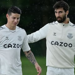 James entrena por primera vez con Benítez en Finch Farm