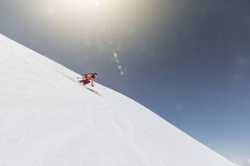 En el Kaunertal Glacier.