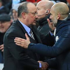 Benítez advierte a Guardiola sobre la presión que va a sentir