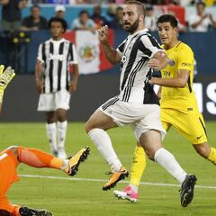 Cuadrado juega 45 minutos en la victoria de Juve sobre PSG