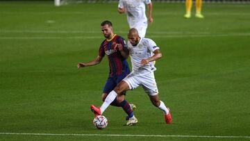 Pjanic, durante el partido contra el Ferencvaros.