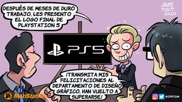 Se presenta el logo de PS5