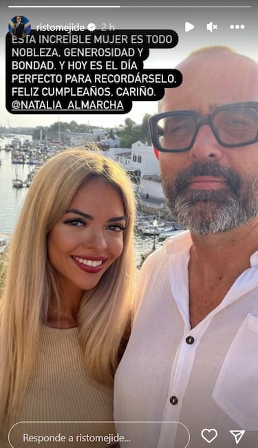 Risto Mejide publica una fotografía con Natalia Almarcha y confirma que han vuelto