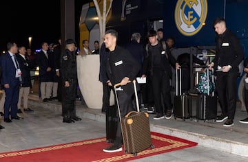 Llegada del Real Madrid a Rabat. Dani Ceballos.