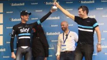 Wouter Poels, junto a su director, Cioni.