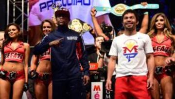 Floyd Mayweather y Manny Pacquiao