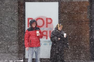 Nueva York bajo la nieve: imágenes impresionantes