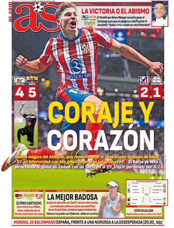 Las portadas de AS de enero