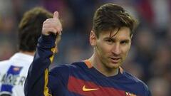 Messi anota en su partido 600 como profesional