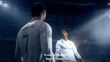 ¿Madridista? Curiosa aparición de CR7 en tráiler del FIFA 2019
