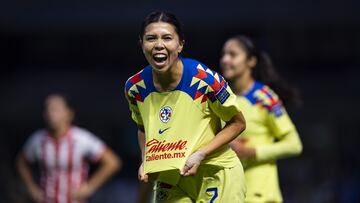 during the game America vs Guadalajara, corresponding to Round 11 of the Torneo Apertura 2023 of the Womens Liga BBVA MX, at Azteca Stadium, on September 17, 2023.
<br><br>
durante el partido America vs Guadalajara, correspondiente a la Jornada 11 del Torneo Apertura 2023 de la Liga BBVA MX Femenil, en el Estadio Azteca, el 17 de Septiembre de 2023