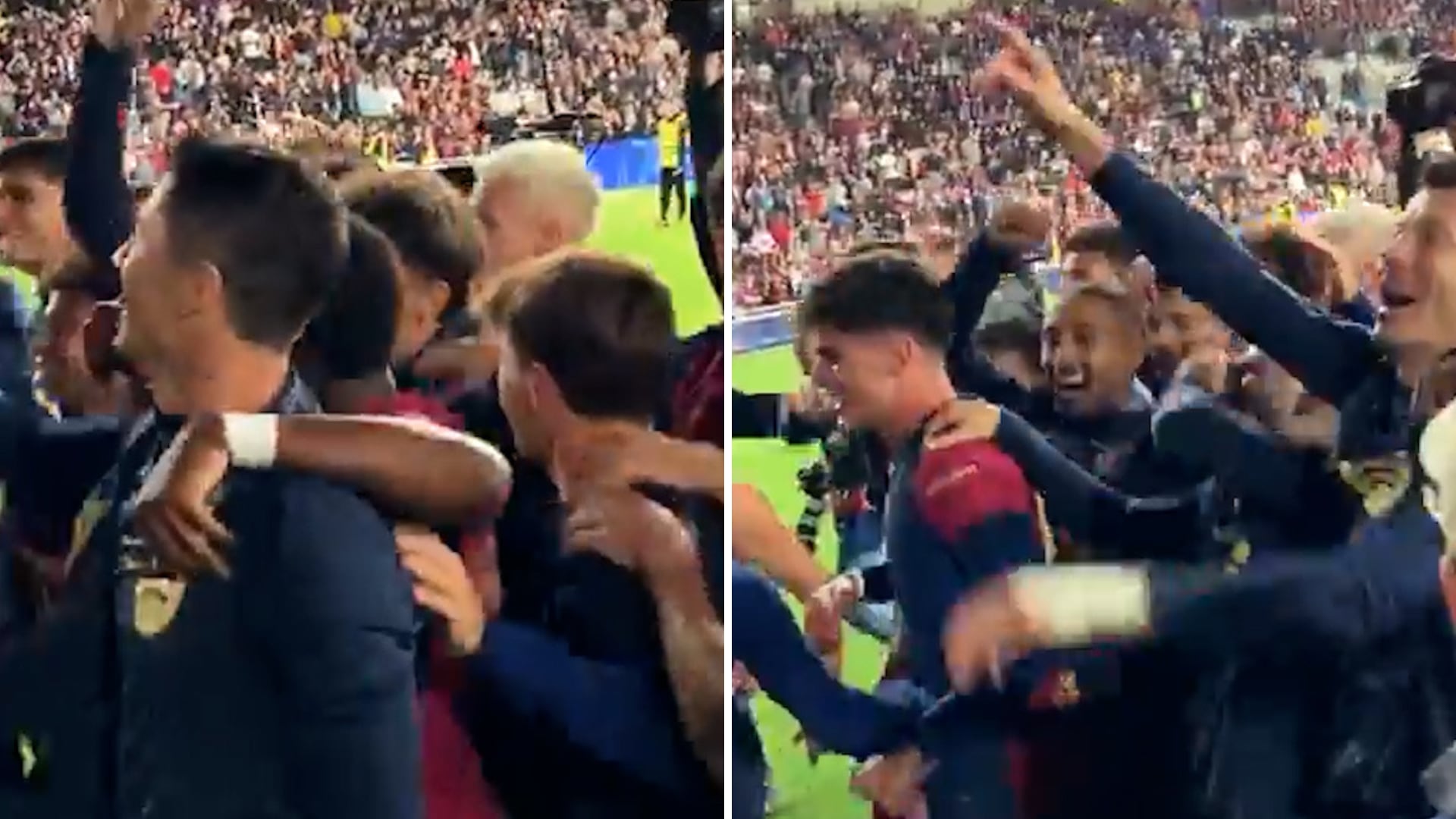 FC Barcelona’s epic celebration after destroying Bayern Munich in the Champions League