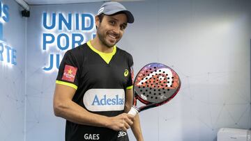 Fernando Belasteguín posa en una entrevista para AS.